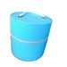 Vintage Mod Turquoise Seventies Style Hat Box Wig Box