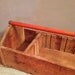 Huge Vintage Wooden Tool Caddy