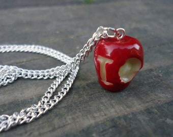 Small IOU Apple Necklace - Moriarty, BBC Sherlock