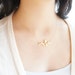 Gold twig leaf necklace- leafy branch- woodland jewelry- delicate 14k gold filled chain- modern minimalist jewelry for everyday