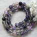 8mm Flourite Semi Precious Gemstone Round Beads