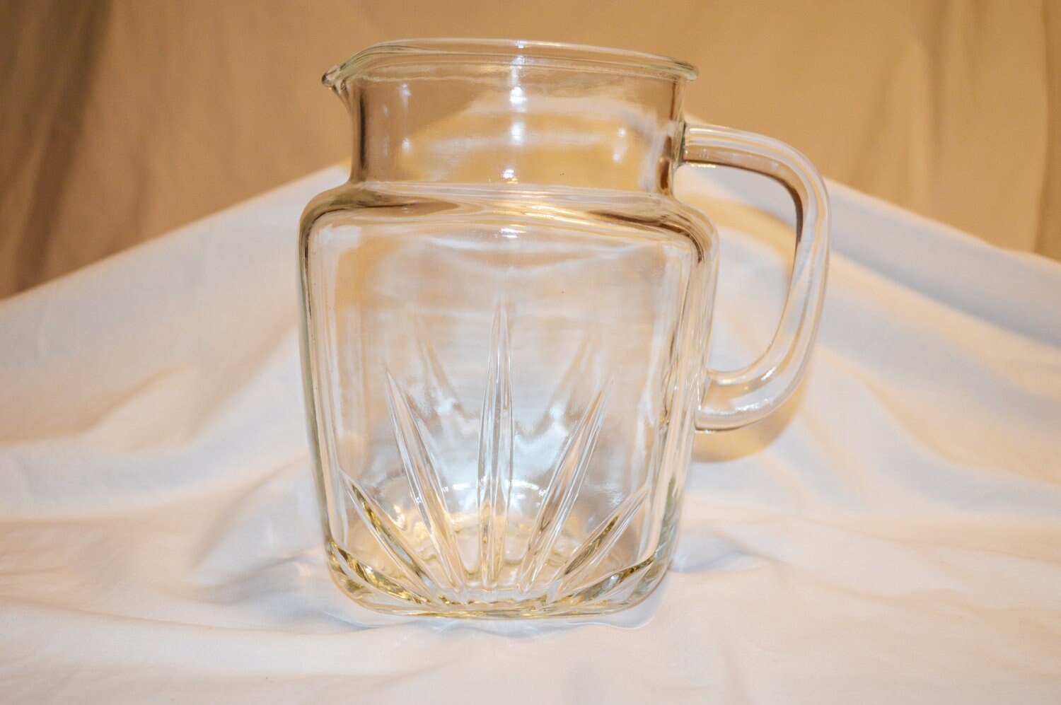 Starburst Glass Serving Pitcher Haute Juice