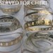 RESERVED FOR CHERI - Culver Lowball Tumbler Glasses Signed Heavy Gold 24 kt-Set of 6 Mid Century