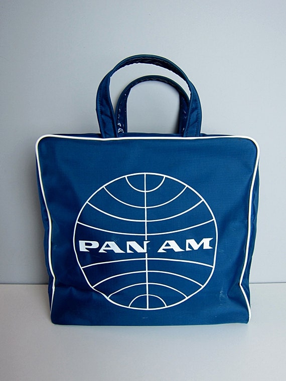 Vintage PAN AM Airline Travel Flight by CkshopperVintage on Etsy