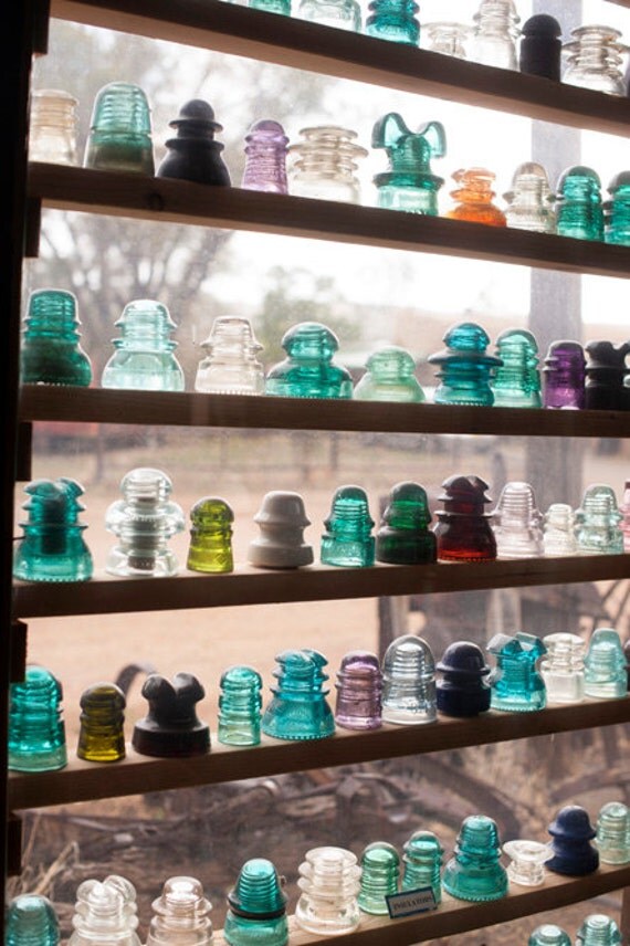 Vintage glass insulators decorative by tracycarlsonphoto on Etsy