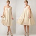 Vintage 70s 80s GOLD Spaghetti strap Disco Tent Dress - XL/1XL