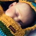 SLEEP SACK for baby crocheted striped