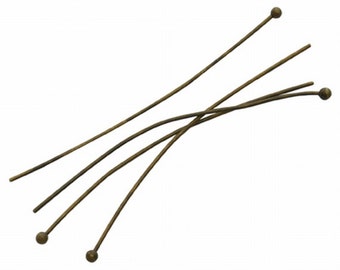1/2OZ Antique Bronze Ball Tip Headpins