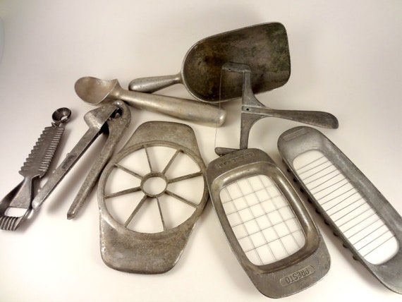 Vintage Aluminum Kitchen Utensils Collectibles