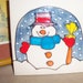 H & R Johnson England Tiles Snowman Handmade Ceramic Tile