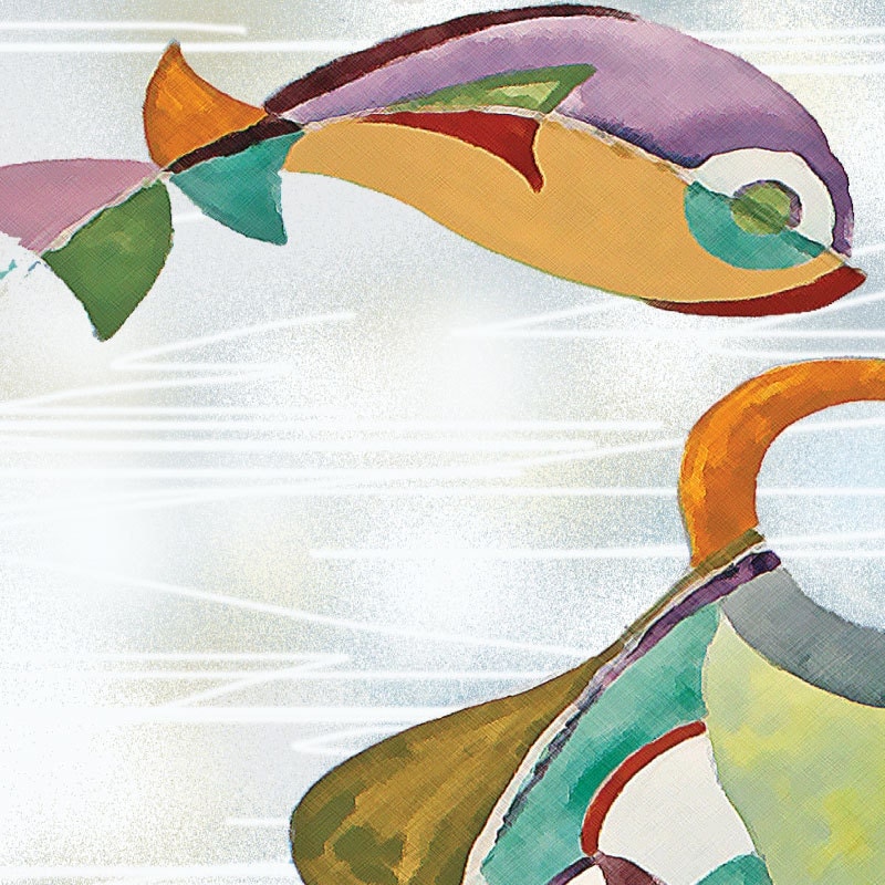 bathroom art abstract art bathroom decor fish art beach house