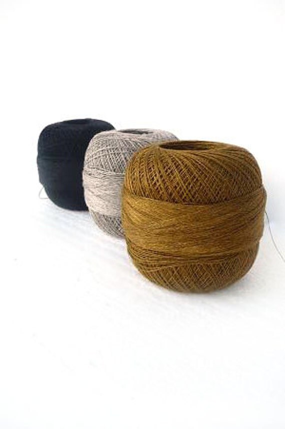 300gr/105 oz of organic Linen yarn 2ply linen yarn linen