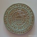 Frankoma Trivet Sequoya Cherokee Alphabet Green