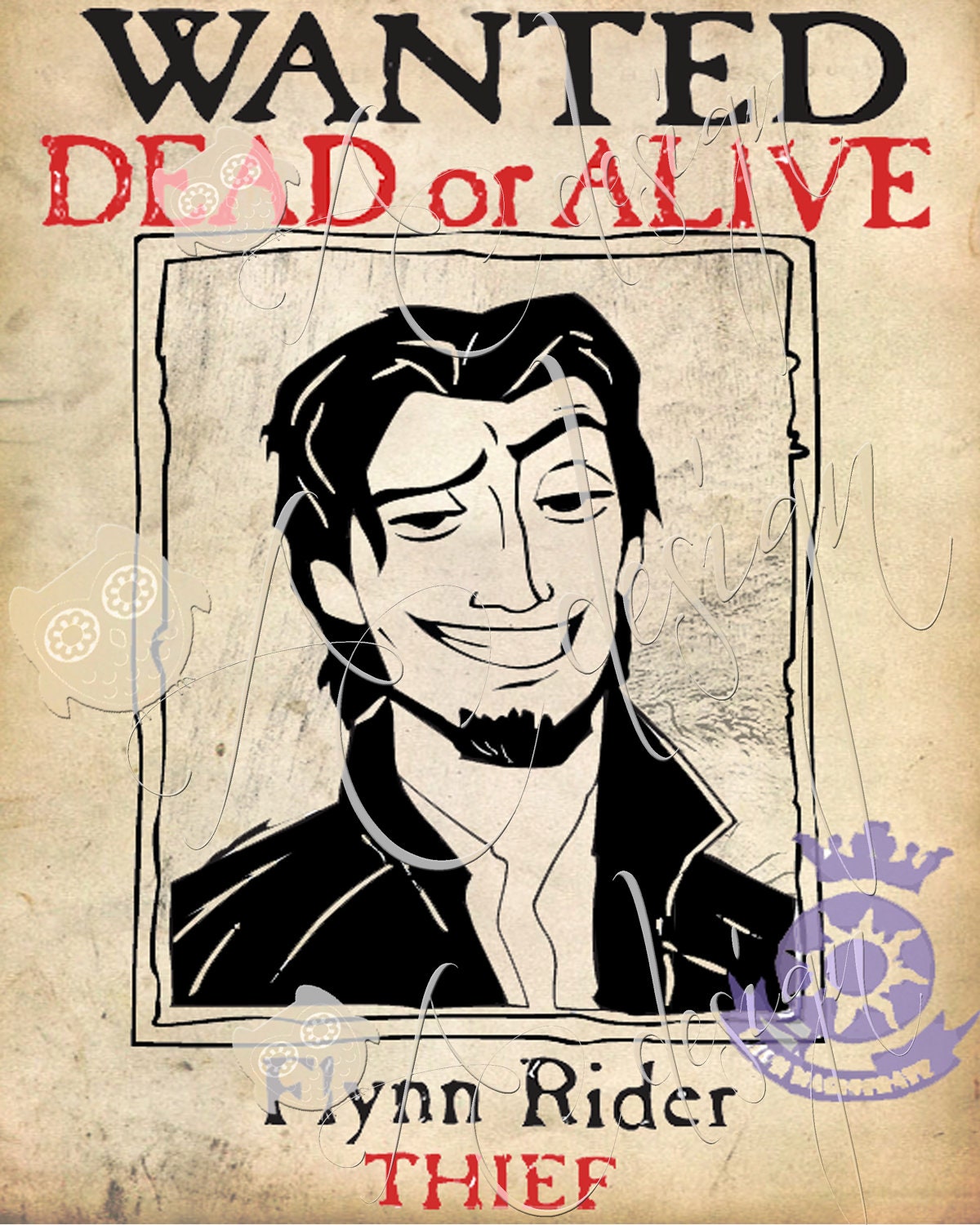 flynn-rider-wanted-posters-tangled-birthday-party-by-albcdesigns