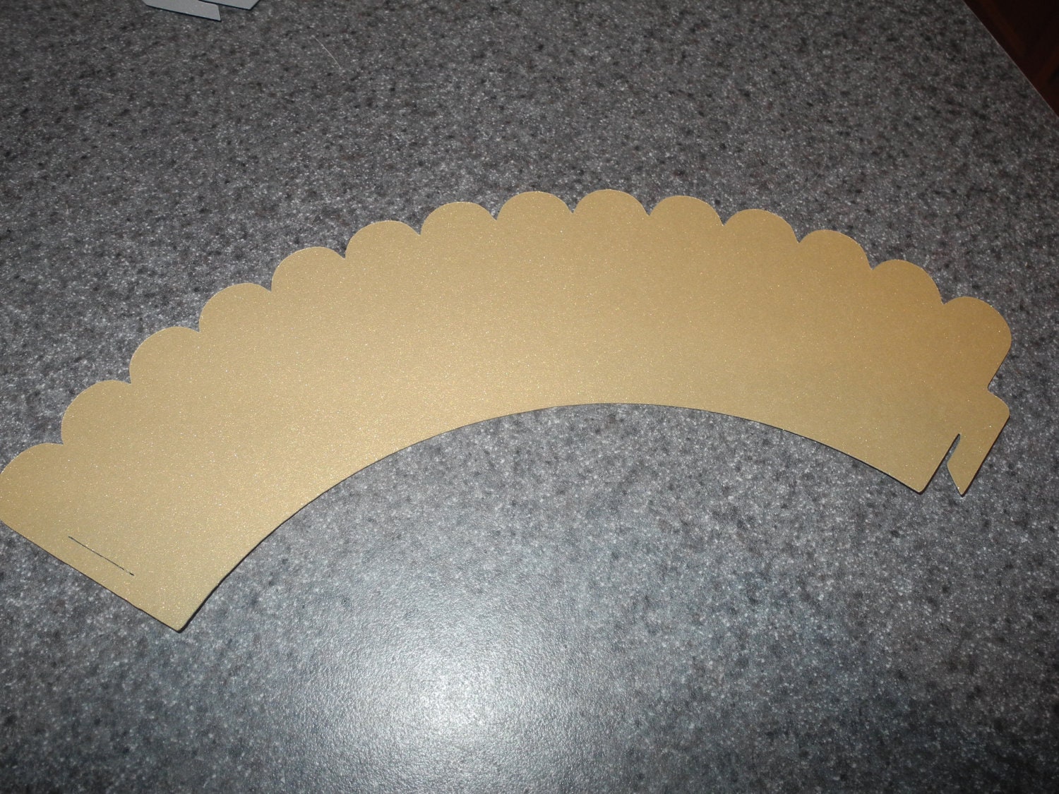 Gold Cupcake Wrappers Set of 12