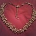 Vintage Brass Finish Beads Choker Necklace Jazzy 1970s