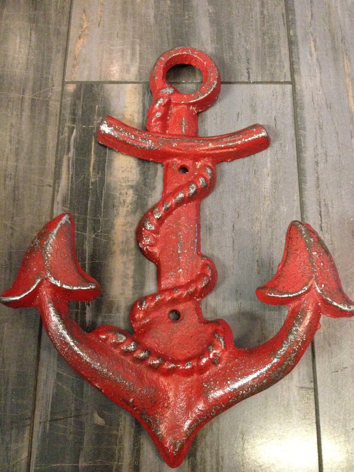 Red Anchor Double Wall Hook