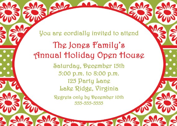 Printable Christmas Invitation Il_570xn