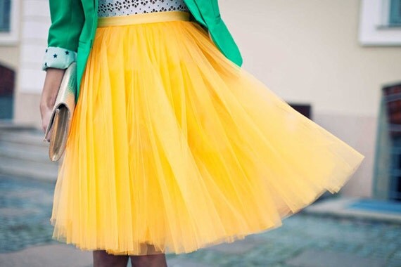 fantastic yellow tulle skirt outfit dresses