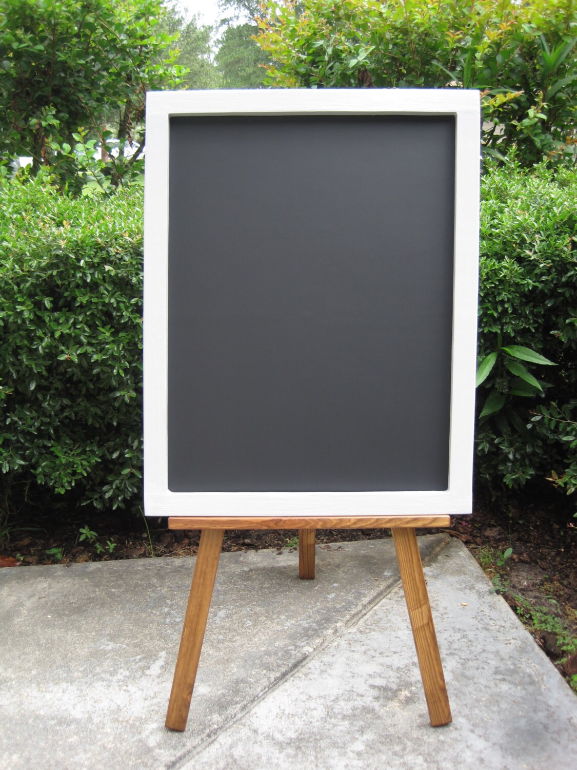 Large Chalkboard with Easel Wedding by PrattosCreations on Etsy