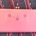 Vintage Leather Wallet -Buxton Pink Leather Wallet Checkbook Holder- Galaxy Cowhide Change Purse