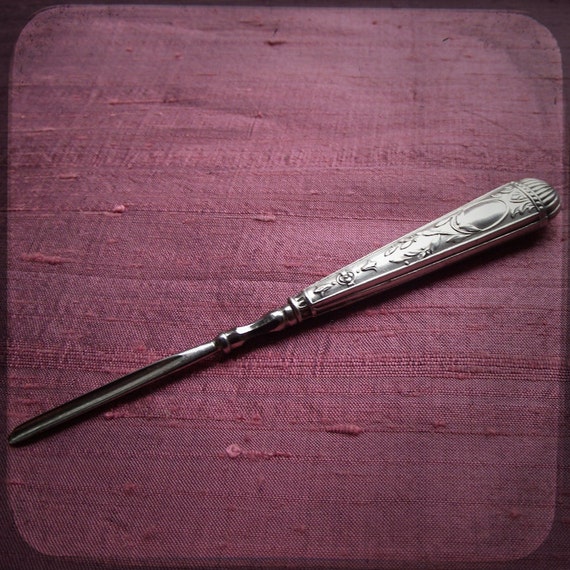 Antique Sterling Silver French Tool Sewing Stiletto Punch