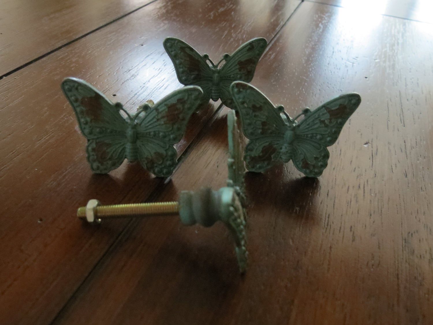 Butterfly Knobs/ Butterfly Drawer Knobs / Drawer Pulls/ Shabby