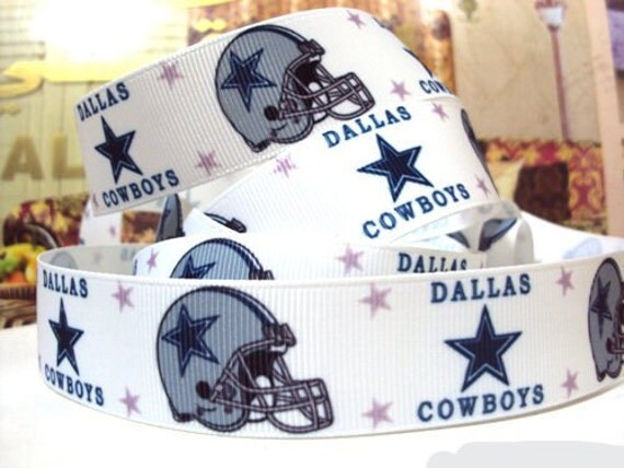 4 yards 1 Dallas Cowboys Ribbon
