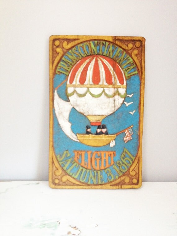 Hot Air Balloon Wall Hanging