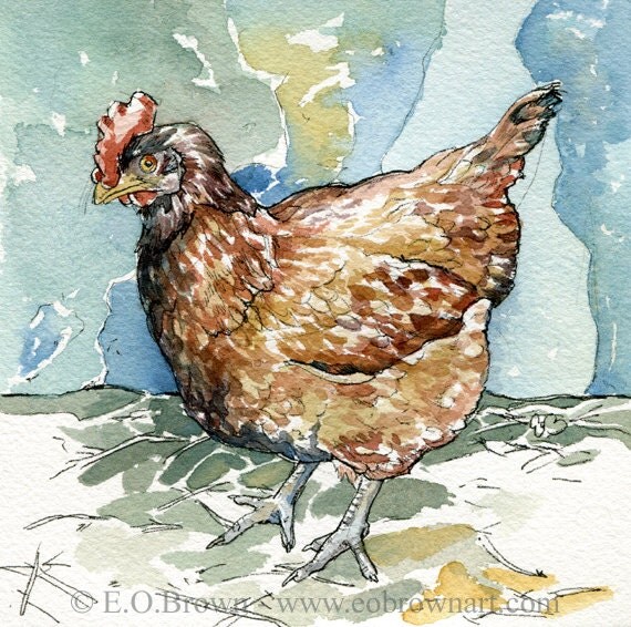 nude drawing hens