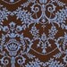 Crazy Love Fabric 'Natasha' Brown Jennifer Paganelli for Free Spirit Fabric 1 yard