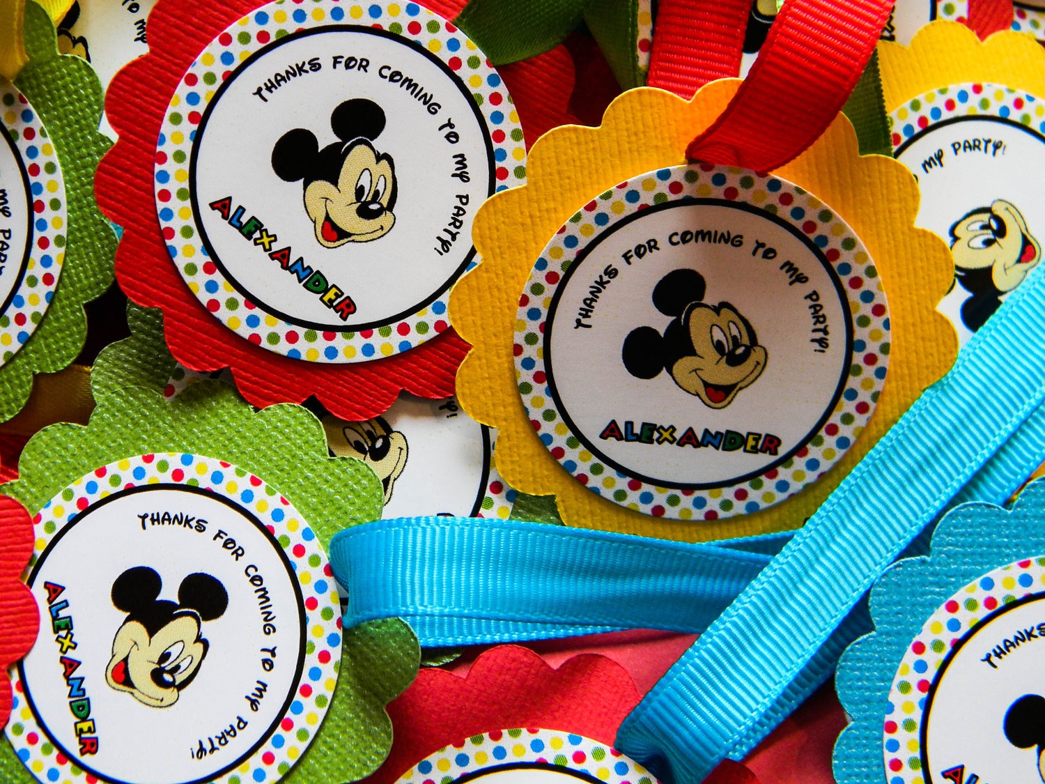Mickey Mouse Clubhouse Name Tags