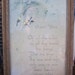 sweet vintage FRAMED VERSE MOTTO Just You birds Buzza style