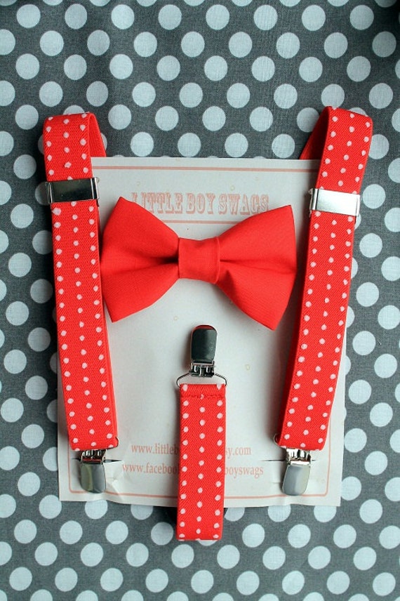 Boys Christmas Bow Tie Boy Suspenders First Birthday Boy