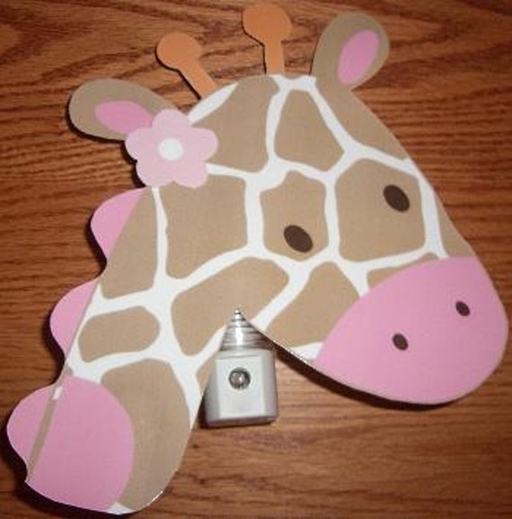 Adorable Jungle Jill Giraffe Nursery Night Light