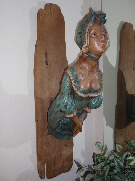 Vintage Collectible Ships Figurehead Maiden Amanda Fenwick