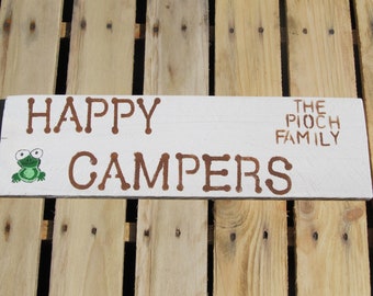 Happy Campers sign