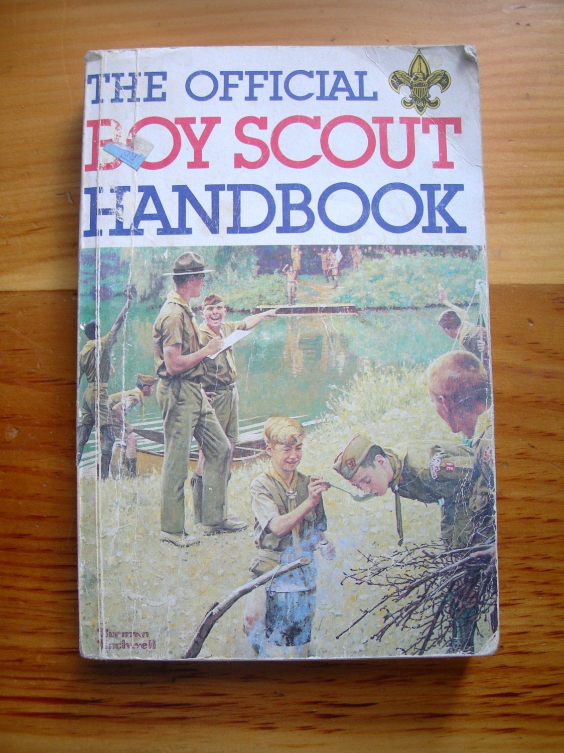 Vintage Book The Official Boy Scout Handbook 1988 softcover