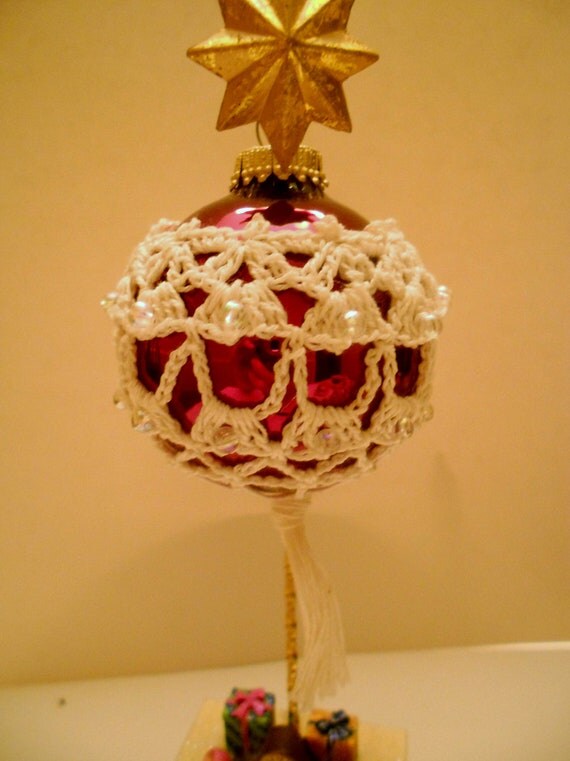 Crochet Victorian Christmas Ornament by EastTennesseeCrafts