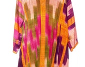 Items similar to Bukharan Kaftan silk ikat on Etsy