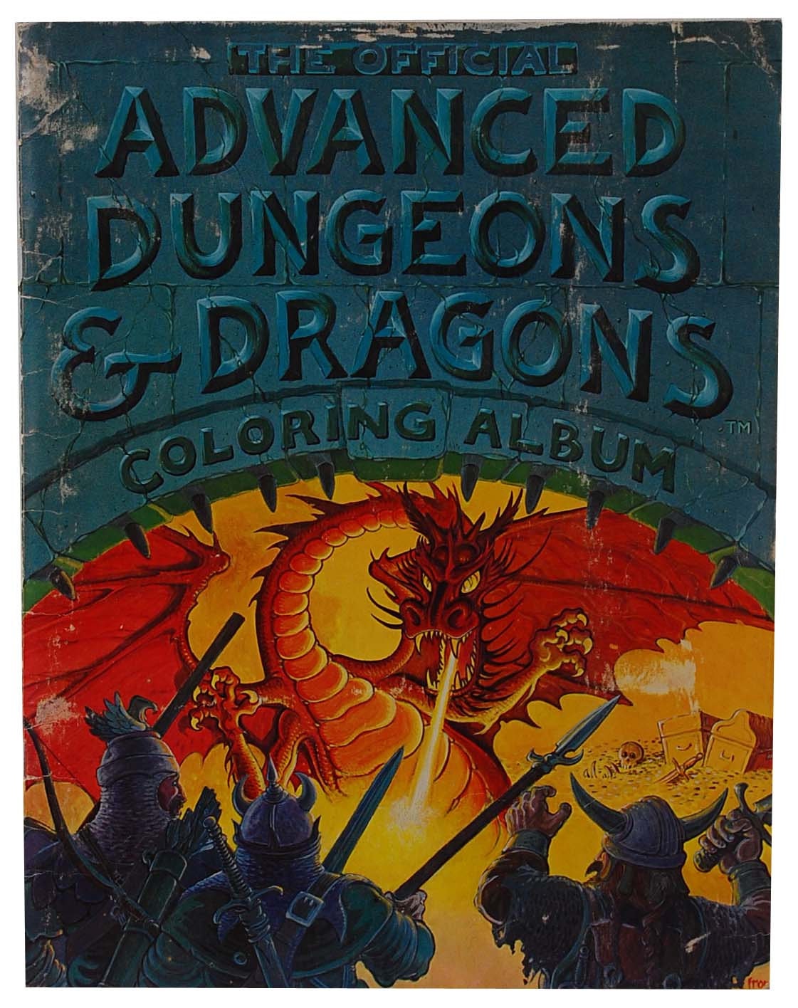 Dungeons and Dragons 1979 Coloring Book Original Issue Free