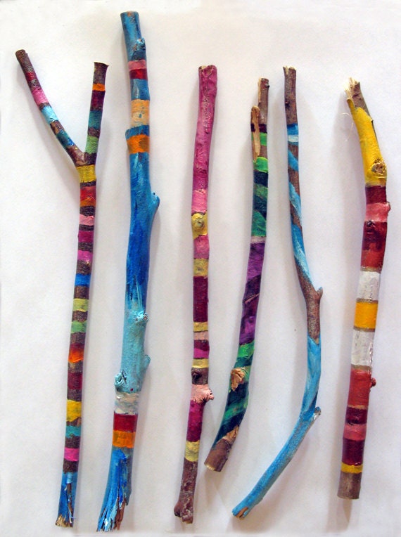 Painted sticks