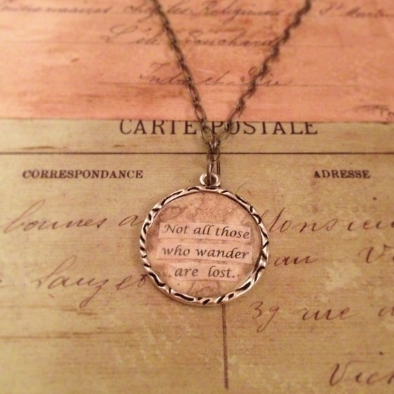 Items similar to Custom quote necklaces on Etsy