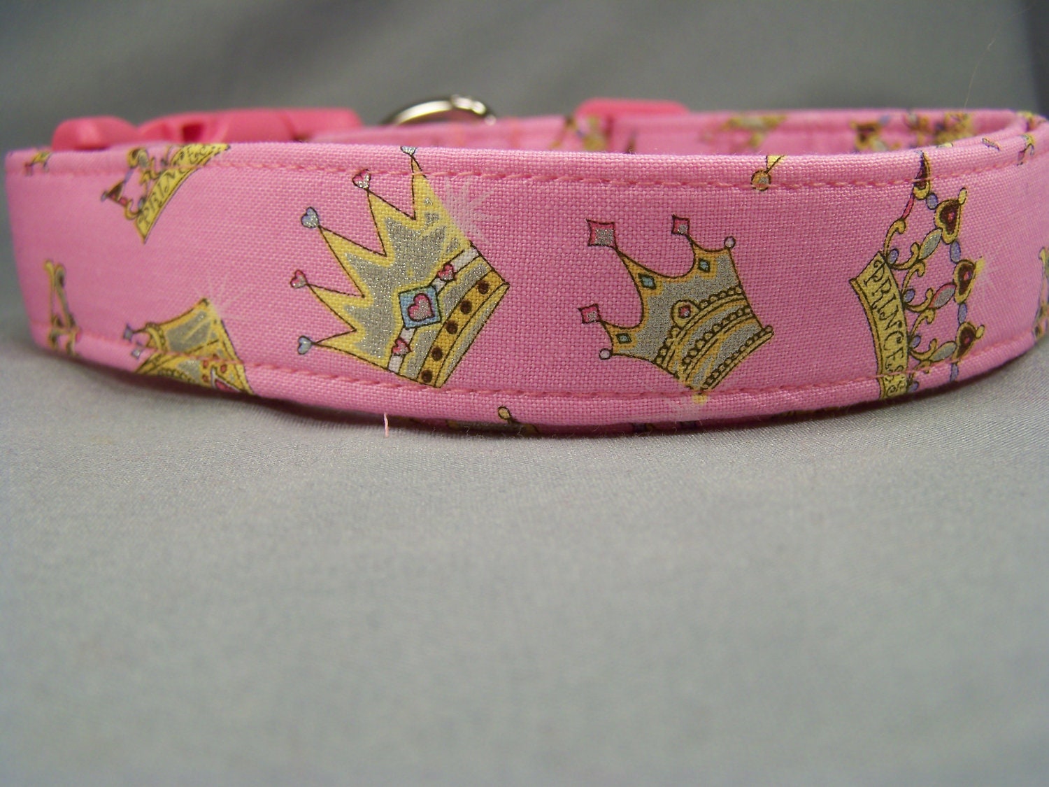 Pretty Pink Princess Dog Collar