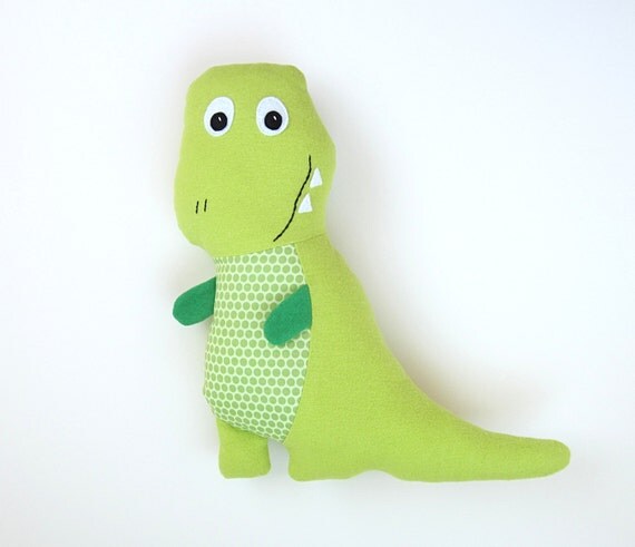 Tony T-Rex Pattern DIY Stuffed Dinosaur Toy and Baby Dinosaur