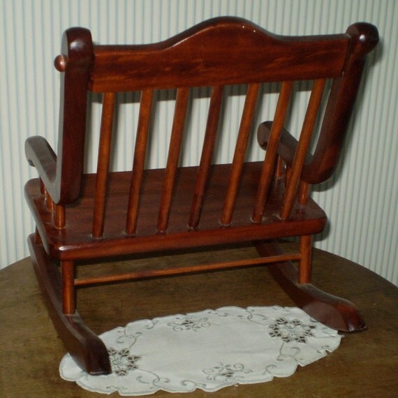 small rocking chair for teddy bear