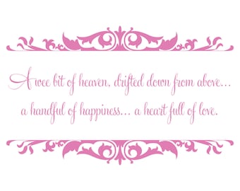 Baby Girl Birth Announcements Quotes. QuotesGram
