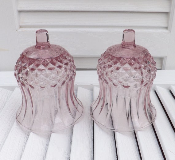 Items similar to Candle Holder Set Fluted Glass Diamond Cut Home