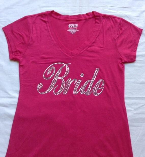 Bride T-Shirt Top. Shirts .Team bride. by JWBridalShop on Etsy