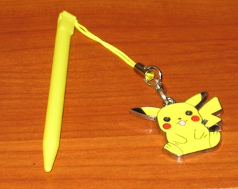 Nintendo 3DS Stylus With Pokemon Pikachu Charm Attached